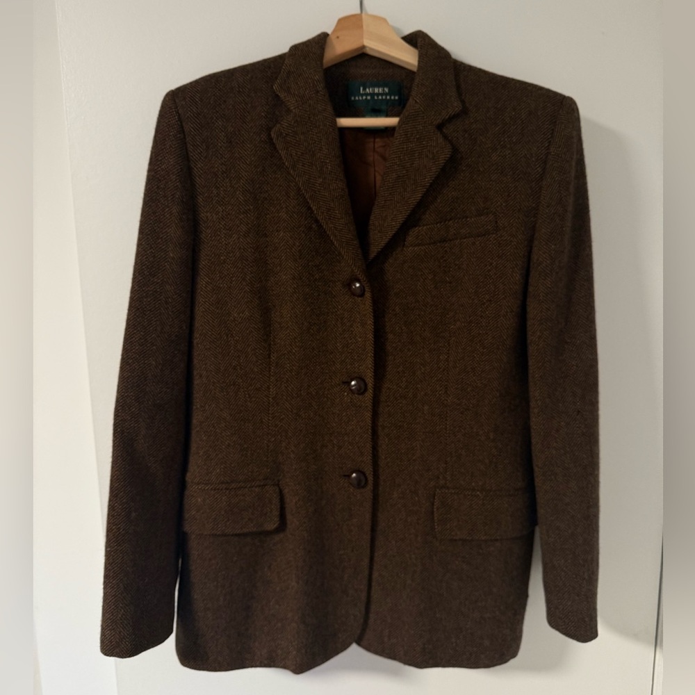 Lauren Lambswool Blazer Vintage